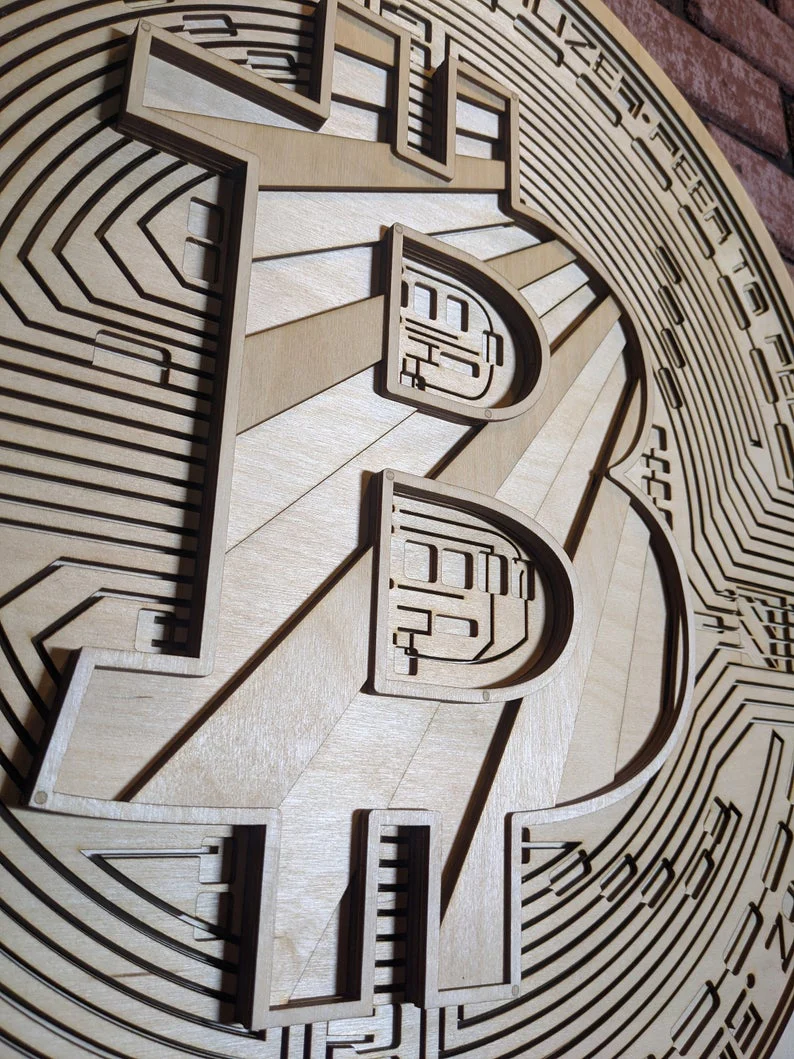 Physical Bitcoin Art logo or representative product image