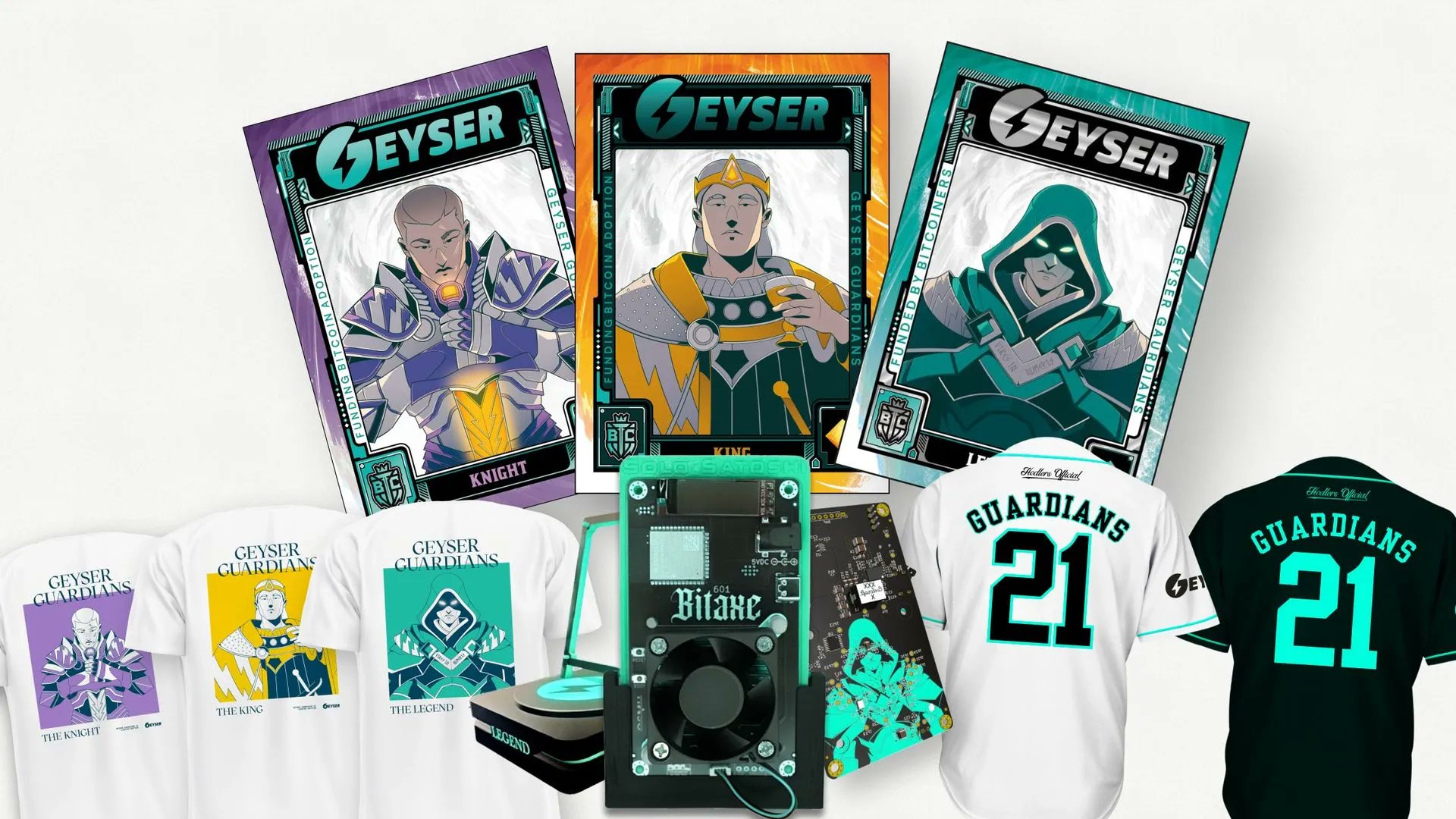 Geyser Guardians Merch Bitcoin Black Friday deal